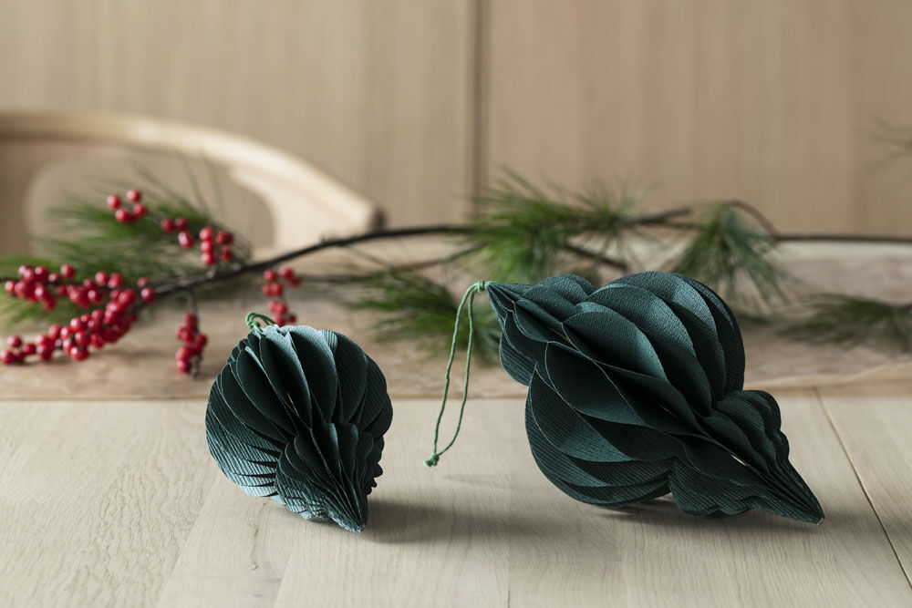 julekule i papir julekule i papir
